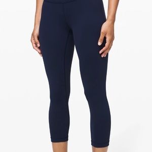 Lululemon cropped high rise wunder under leggings